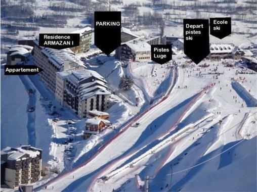 L'Armazan - Studio Pieds De Piste Plat D'Adet Saint-Lary-Soulan Bagian luar foto